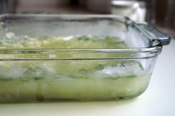 cucumber lime and mint fizzball.