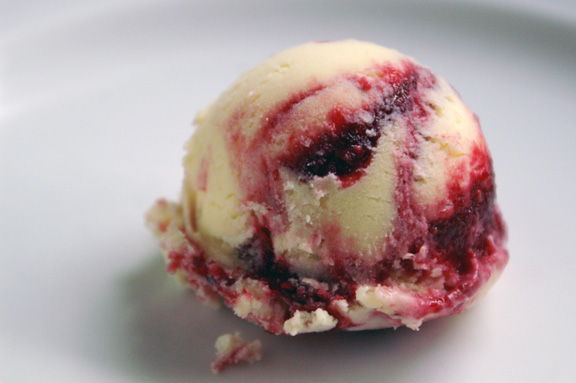 buttermilk raspberry ice cream.