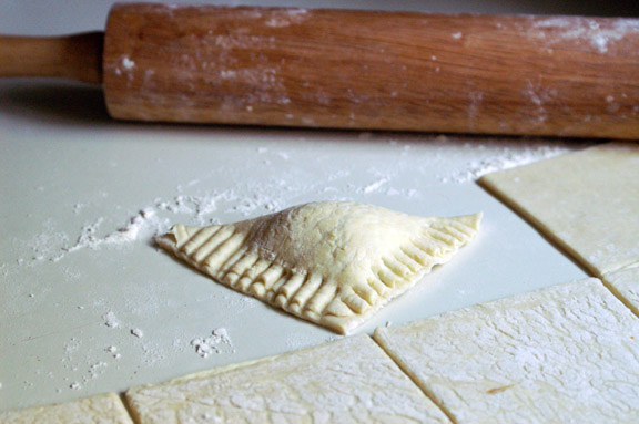 spinach + ricotta turnovers.
