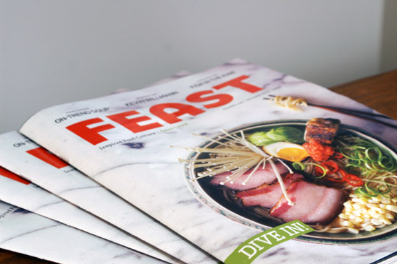 feast magazine, october 2013.