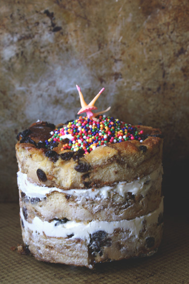 movita beaucoup's bake my cake 2014: the bread pudding cake.