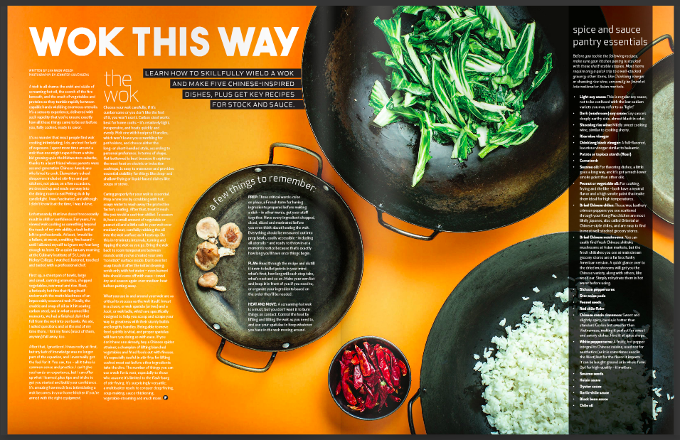 feast magazine feature: Wok This Way